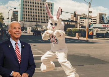 Glad there are Easter Bunnies protecting Joe from himself?