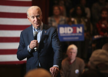 Was it wrong for Biden to show Marine guards in the background?